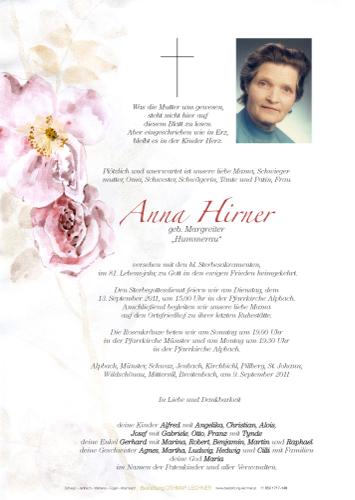 Parte von Anna Hirner