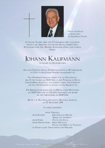 Parte von Johann Kaufmann