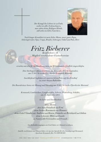 Parte von Fritz Rieberer