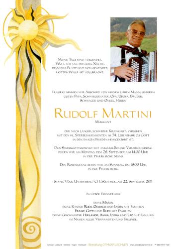 Parte von Rudolf Martini