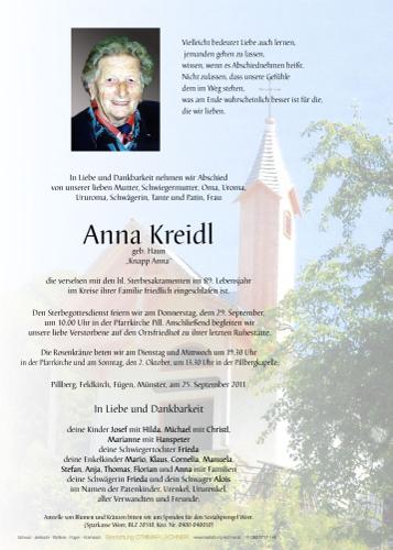 Parte von Anna Kreidl