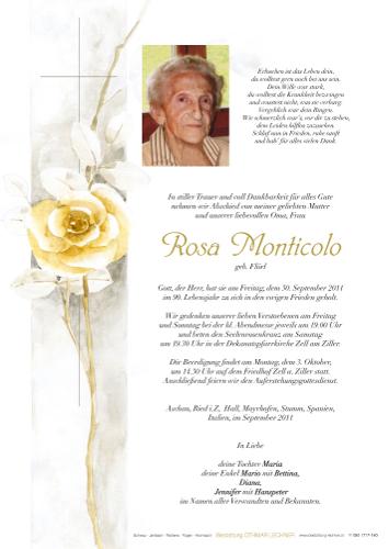 Parte von Rosa Monticolo