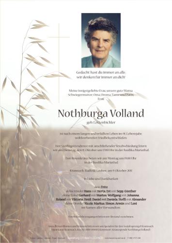 Parte von Nothburga Volland