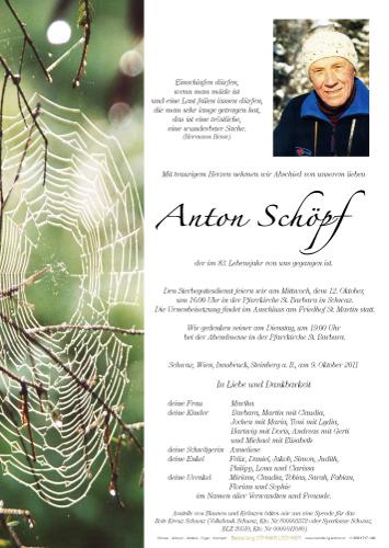 Parte von Anton Schöpf