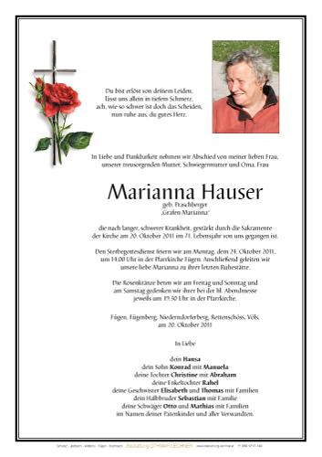 Parte von Marianna Hauser