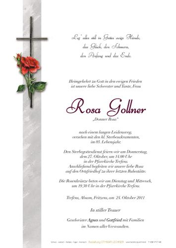 Parte von Rosa Gollner