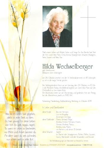 Parte von Hilda Wechselberger