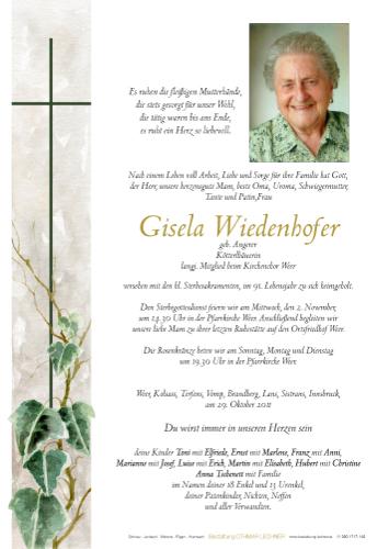 Parte von Gisela Wiedenhofer