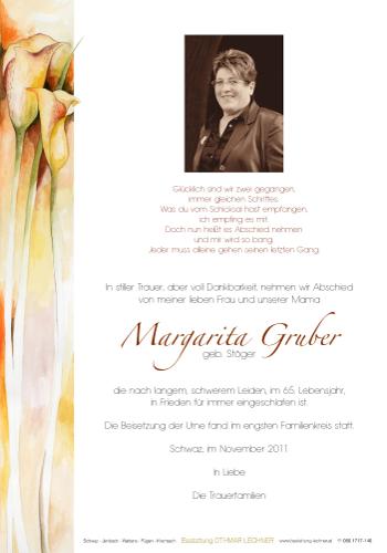 Parte von Margarita Gruber