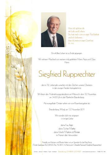 Parte von Siegfried Rupprechter