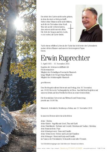 Parte von Erwin Ruprechter
