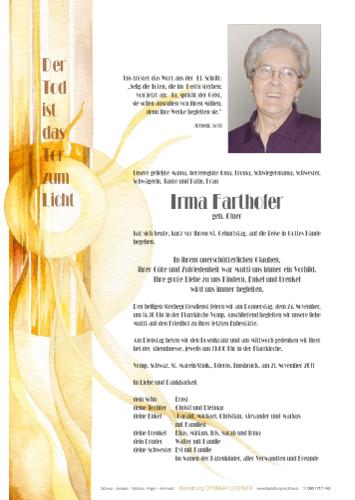 Parte von Irma Farthofer