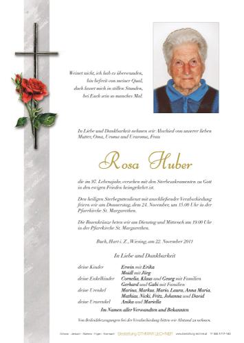Parte von Rosa Huber