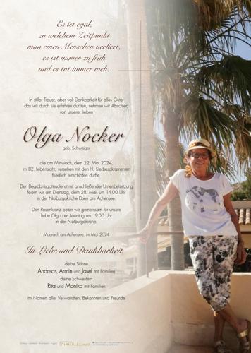 Parte von Olga Nocker