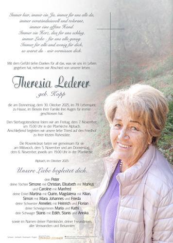 Parte von Theresia Lederer