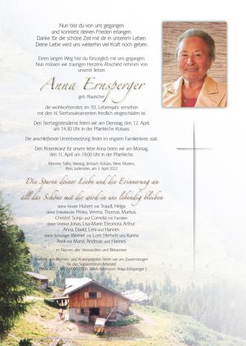 Parte von Anna Ernsperger