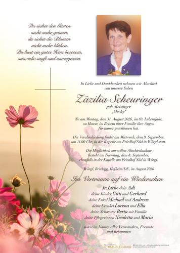 Parte von Zäzilia Scheuringer