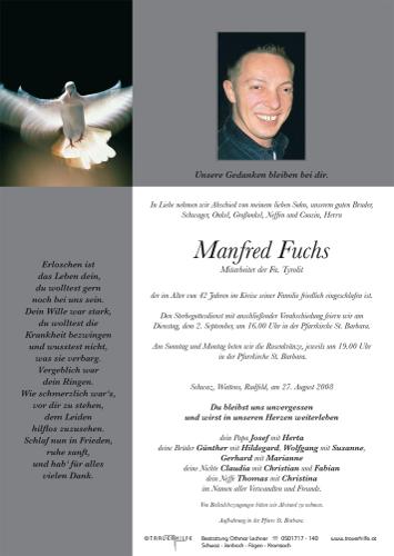 Parte von  Fuchs Manfred Herr