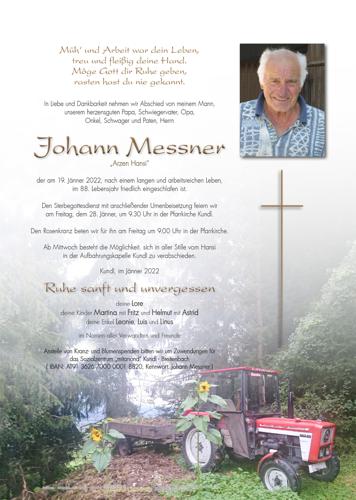 Parte von Johann Messner