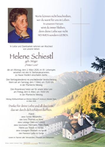 Parte von Helene Schiestl