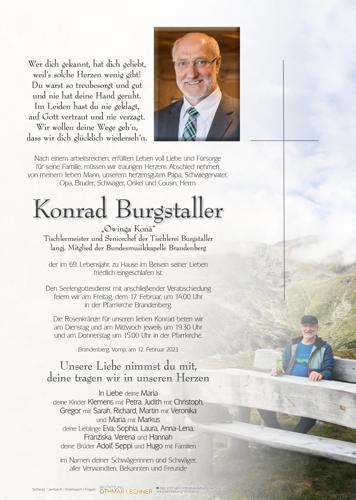 Parte von Konrad Burgstaller