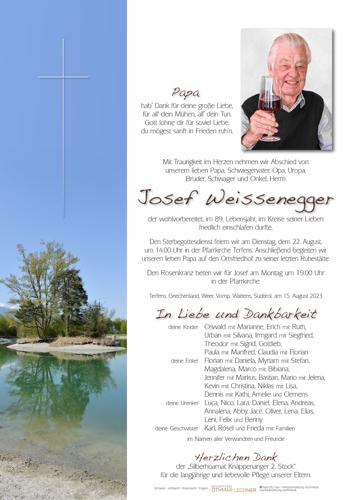 Parte von Josef Weissenegger