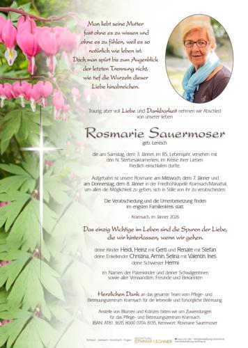 Parte von Rosmarie Sauermoser