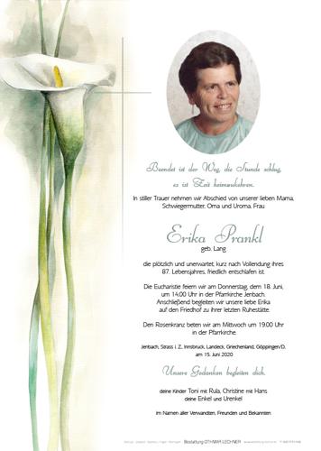 Parte von Erika Prankl