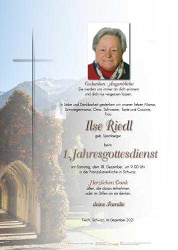 Parte von Ilse Riedl