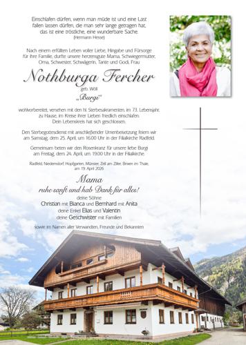 Parte von Nothburga Fercher