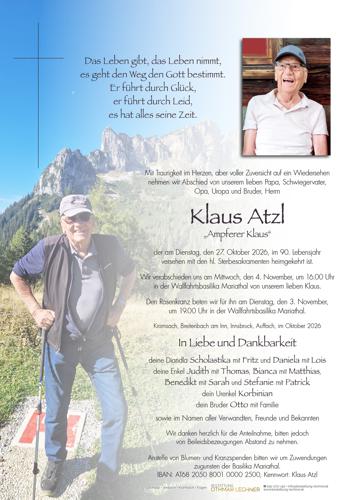 Parte von Klaus Atzl