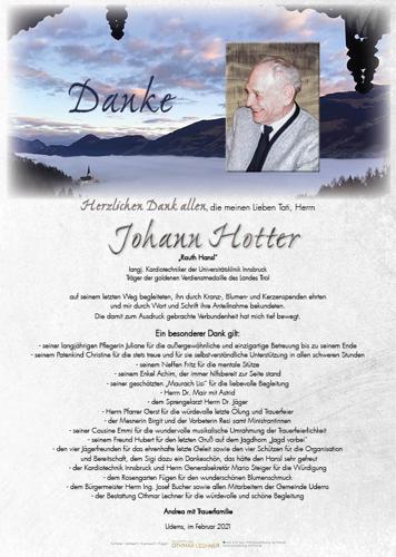 Parte von Johann Hotter