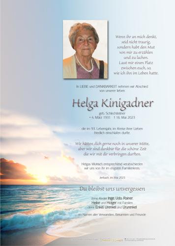 Parte von Helga Kinigadner