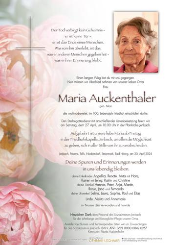 Parte von Maria Auckenthaler