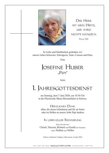 Parte von Josefine Huber