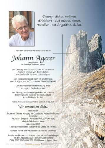 Parte von Johann Agerer