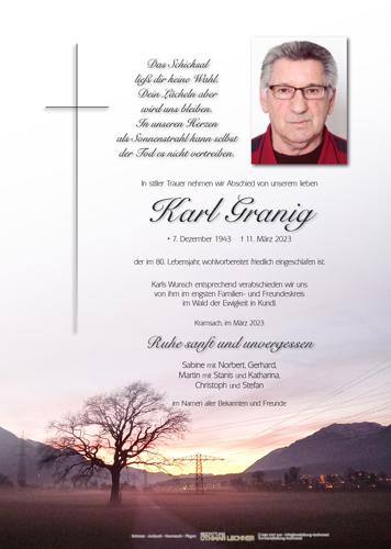 Parte von Karl Granig