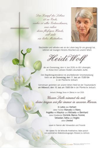 Parte von Heidi Wolf