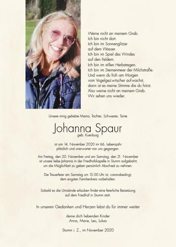 Parte von Johanna Spaur