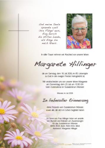 Parte von Margarete Hillinger