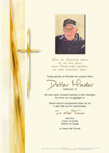 Parte von Detlev Mader