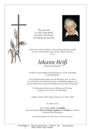 Parte von  Hei%C3%9F Johann Herr