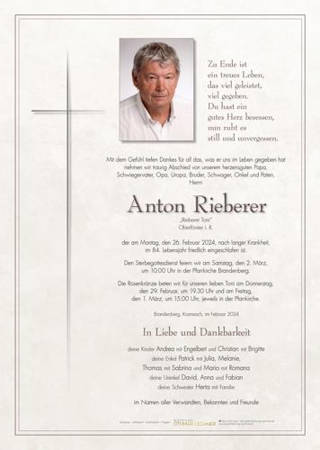 Parte von Anton Rieberer