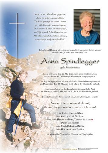 Parte von Anna Spindlegger