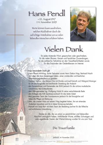 Parte von Hans Pendl