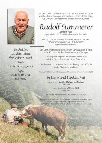 Parte von Rudolf Summerer