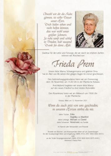 Parte von Frieda Prem