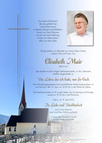 Parte von Elisabeth Mair