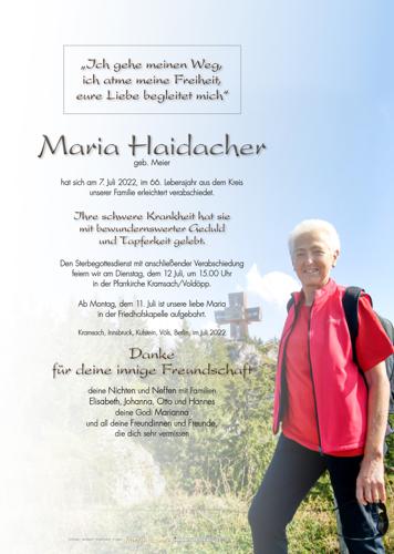Parte von Maria Haidacher