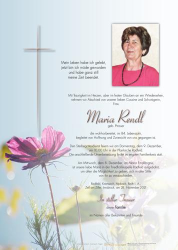 Parte von Maria Rendl